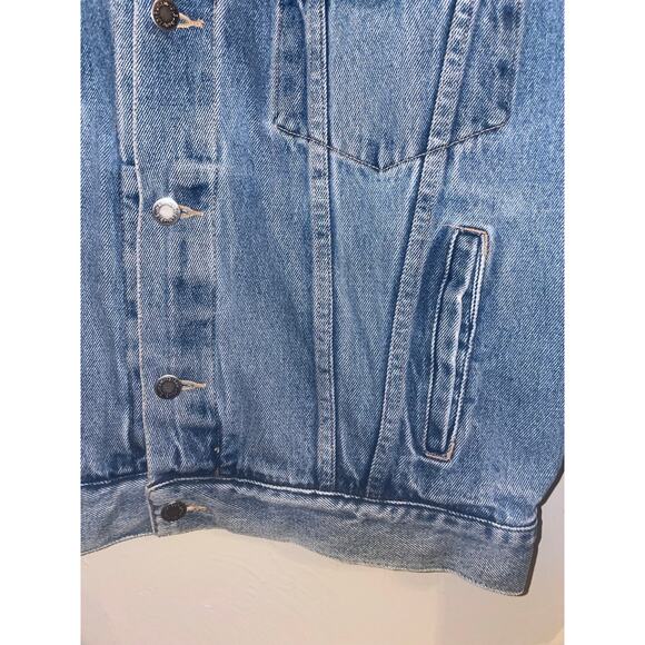 Vintage Wrangler Hero Denim Jacket Outerwear VTG XL X-Large - Picture 5 of 10